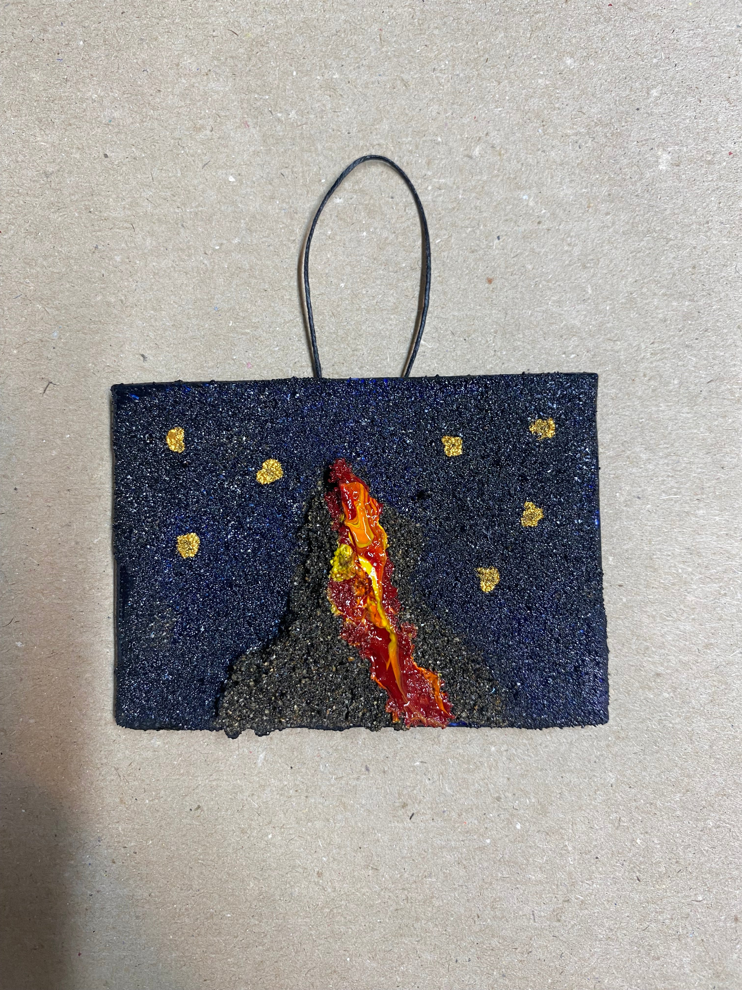 Handmade Ornament Volcano by Barbara Handmade Ornament Volcano by Barbara